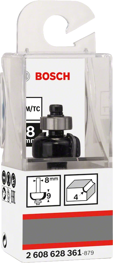 Фреза Bosch галтельная 4/9/8мм 2608628361 Bosch от магазина Tehnorama