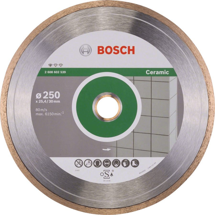 товар Алмазный диск отрезной Bosch professional for Ceramic 250х30/25.4 мм для настольных пил 2608602539 Bosch магазин Tehnorama (официальный дистрибьютор Bosch в России)
