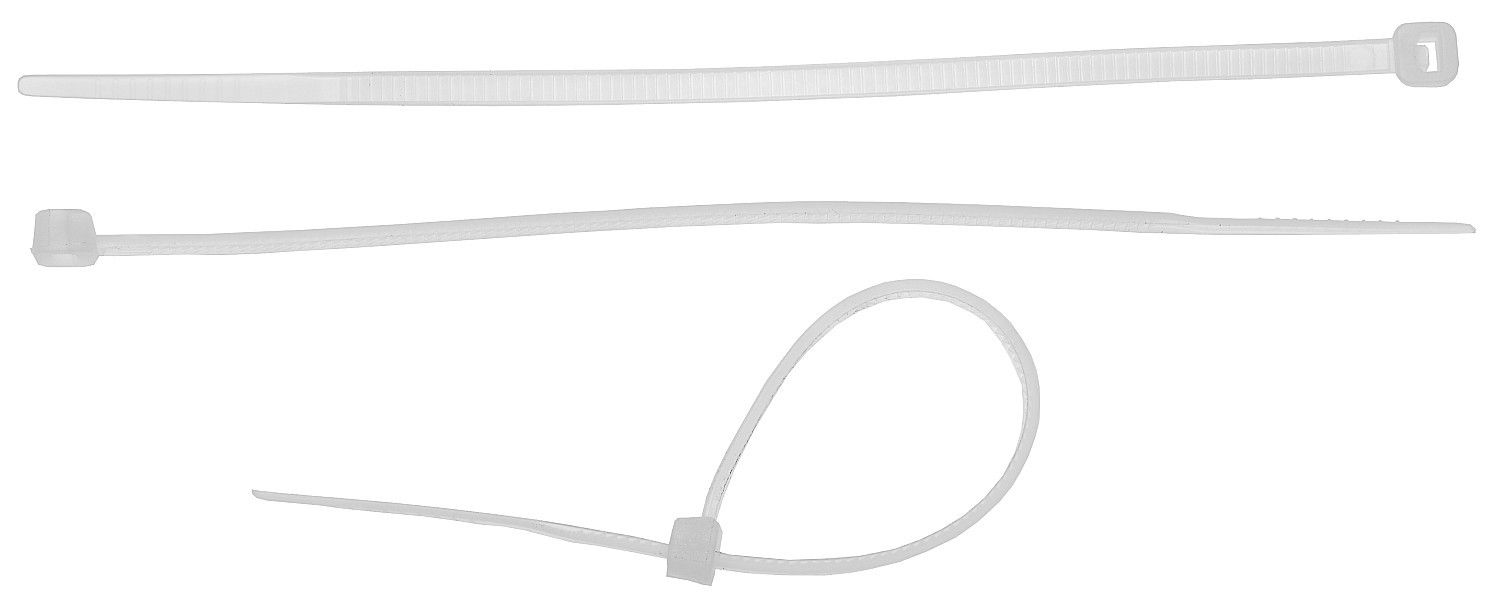 Стяжка кабельная белая ЗУБР КС-Б1 2.5x150мм 309010-25-150 Зубр от магазина Tehnorama