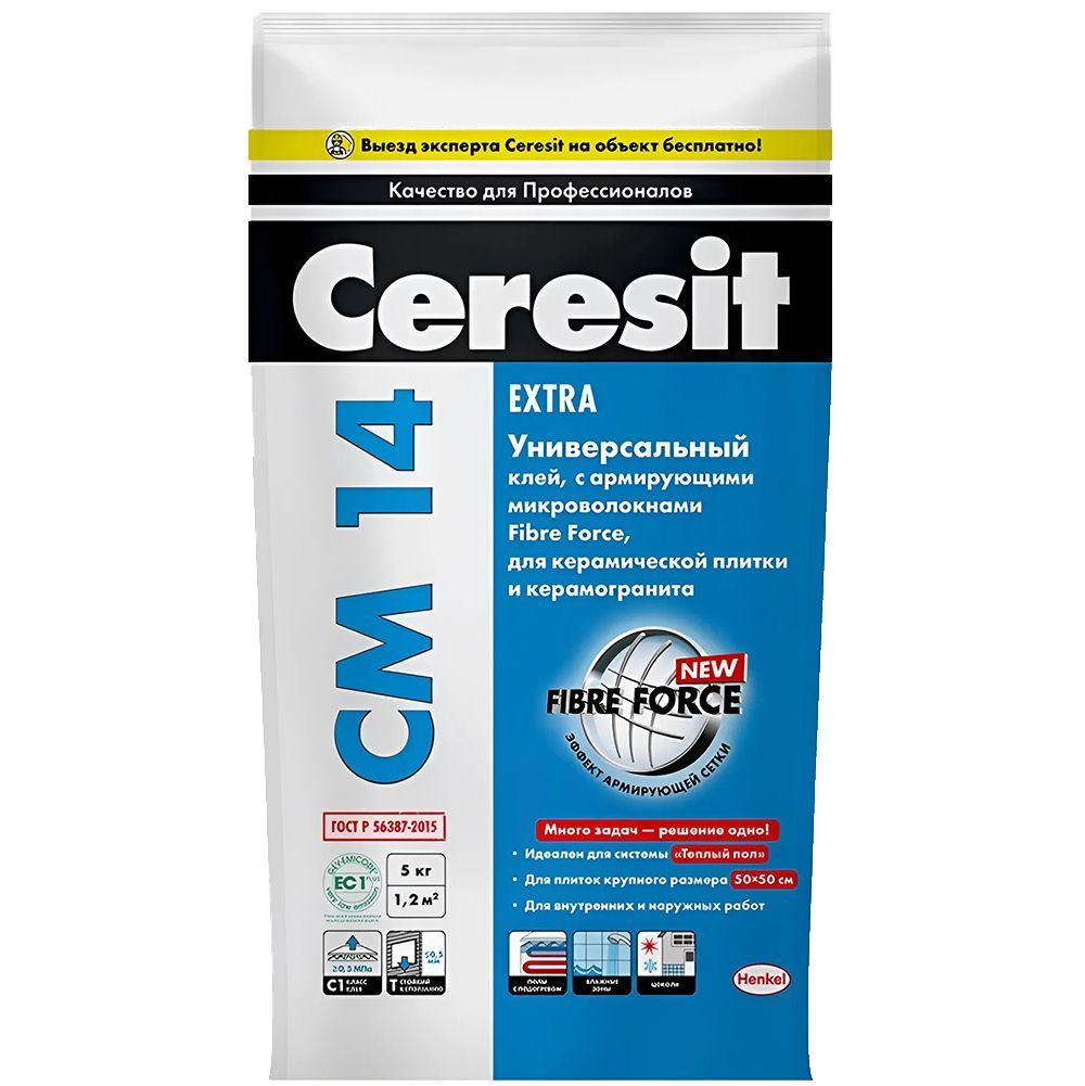 Клей плиточный Ceresit для наружных и внутренних работ 48620  от магазина Tehnorama