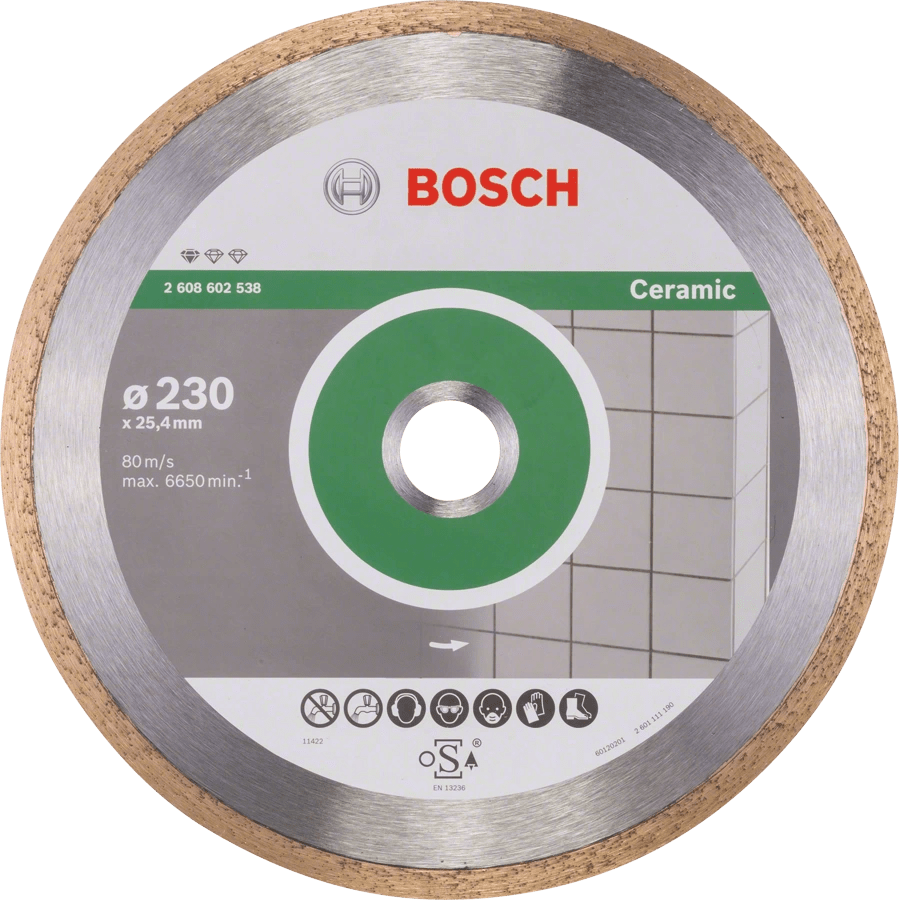 товар Алмазный диск отрезной Bosch professional for Ceramic 230х25.4 мм для настольных пил 2608602538 Bosch магазин Tehnorama (официальный дистрибьютор Bosch в России)