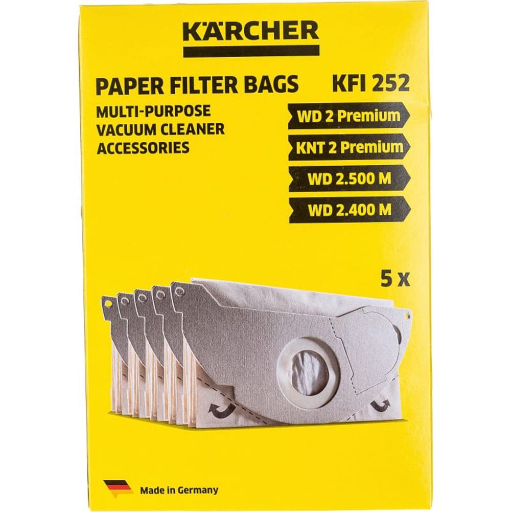 Мешок для пылесоса Karcher 5шт SE + микрофильтр 6.904-143.0 Karcher от магазина Tehnorama