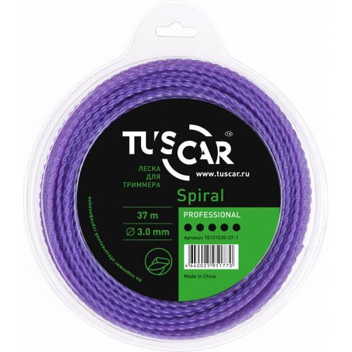 Корд триммерный Tuscar Spiral professional 3мм 37м 10131530-37-1 Tuscar от магазина Tehnorama