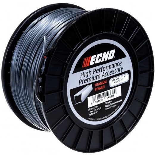 Корд триммерный Echo Titanium Power Line 2.5мм 191м C2070167 Echo от магазина Tehnorama