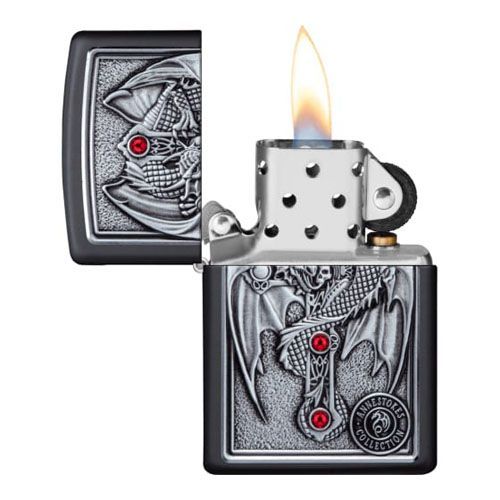 Зажигалка Zippo Winged Dragon Cross Design Black Matte 49755 Zippo от магазина Tehnorama