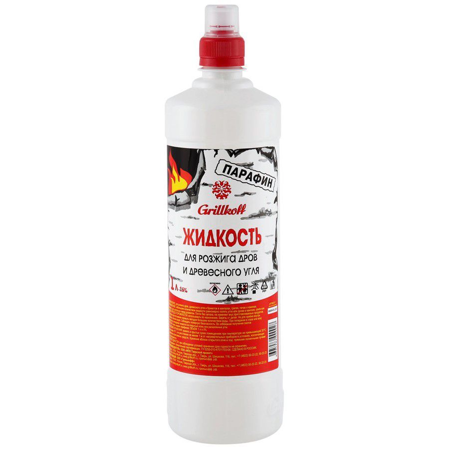 Жидкость для розжига Grillkoff парафин 1л Grillkoff от магазина Tehnorama