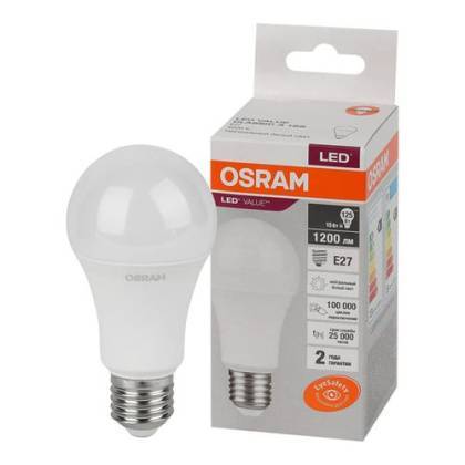 товар Лампа светодиодная Osram 15Вт Е27 нейтральный свет груша 4058075579156 Osram магазин Tehnorama (официальный дистрибьютор Osram в России)