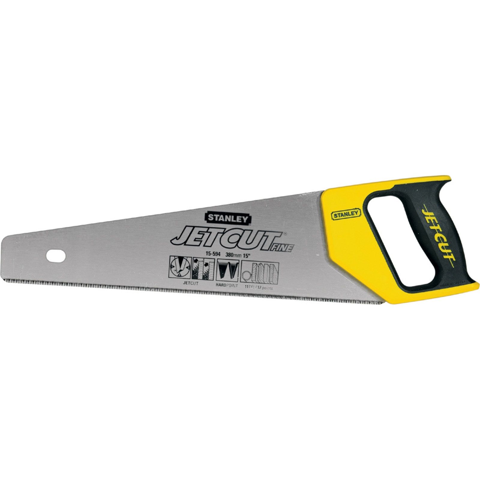 Ножовка по дереву Stanley jet cut fine 380мм 2-15-594 Stanley от магазина Tehnorama