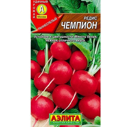товар Редис Чемпион б/п Аэлита 596947 Аэлита магазин Tehnorama (официальный дистрибьютор Аэлита в России)