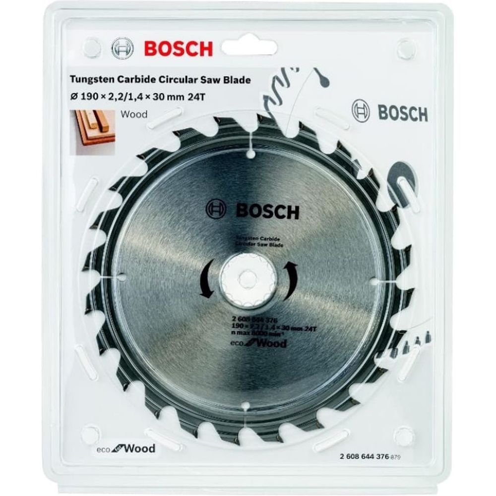 Диск пильный Bosch 190х30 24з eco wood 2608644376 Bosch от магазина Tehnorama