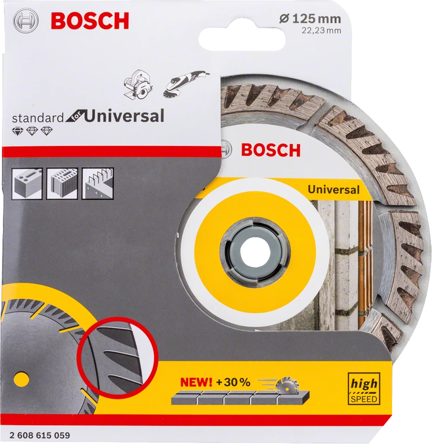 Диск алмазный Bosch 125х22.2 мм Stf Universal 2608615059 Bosch от магазина Tehnorama
