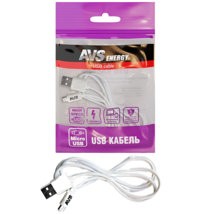 товар Кабель AVS MR-311 micro USB 1м A78044S AVS магазин Tehnorama (официальный дистрибьютор AVS в России)