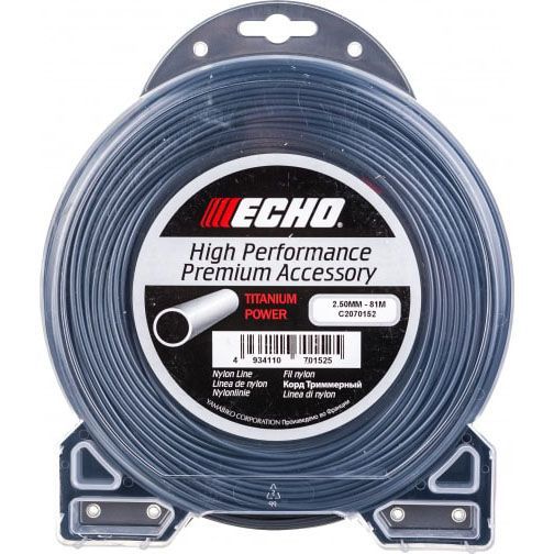 Корд триммерный Echo Titanium Power Line 2.5мм 81м C2070152 Echo от магазина Tehnorama