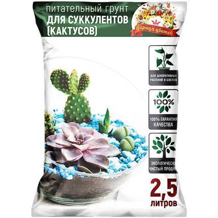Грунт Агроснабритейл Царица цветов цветочный для суккулентов 2.5л 833146 Агроснабритейл от магазина Tehnorama