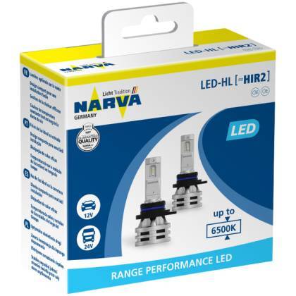 товар Лампа автомобильная светодиодная Narva Range Performance HIR2 12/24V 16W PX22d 6500K 2шт 18044 Narva магазин Tehnorama (официальный дистрибьютор Narva в России)
