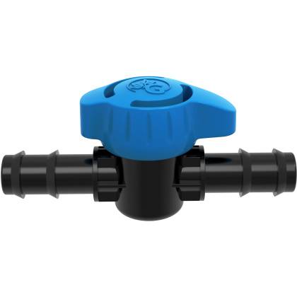 товар Кран Green Helper для трубки Ø16мм синий MV0116G Green Helper магазин Tehnorama (официальный дистрибьютор Green Helper в России)