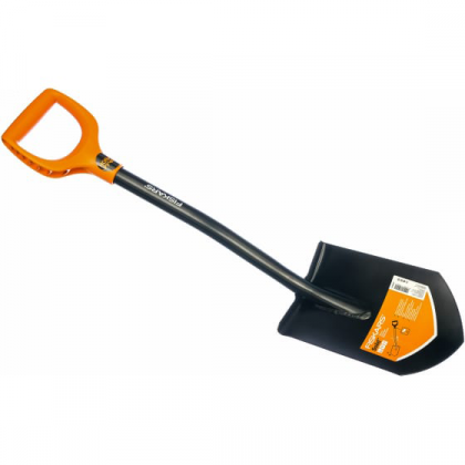 товар Лопата Fiskars штыковая укороченная 1026667/131417 Fiskars магазин Tehnorama (официальный дистрибьютор Fiskars в России)