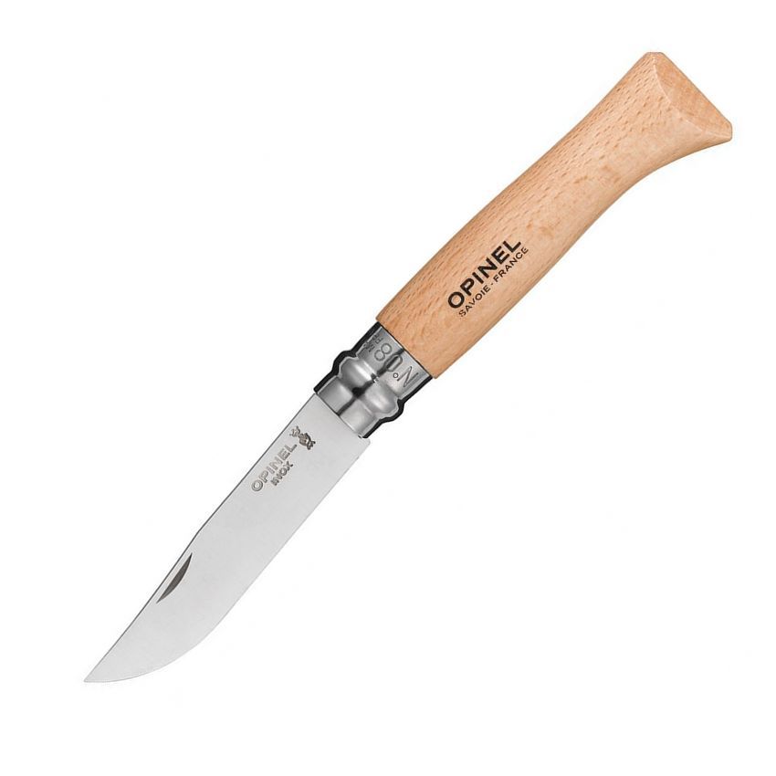 Нож нержавеющая сталь Opinel №8 рукоять из бука 123080 Opinel от магазина Tehnorama