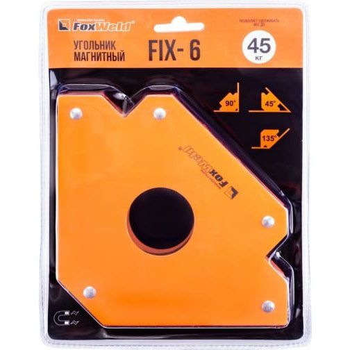 Угольник магнитный Foxweld FIX-6 для 6х углов 6005 Foxweld от магазина Tehnorama