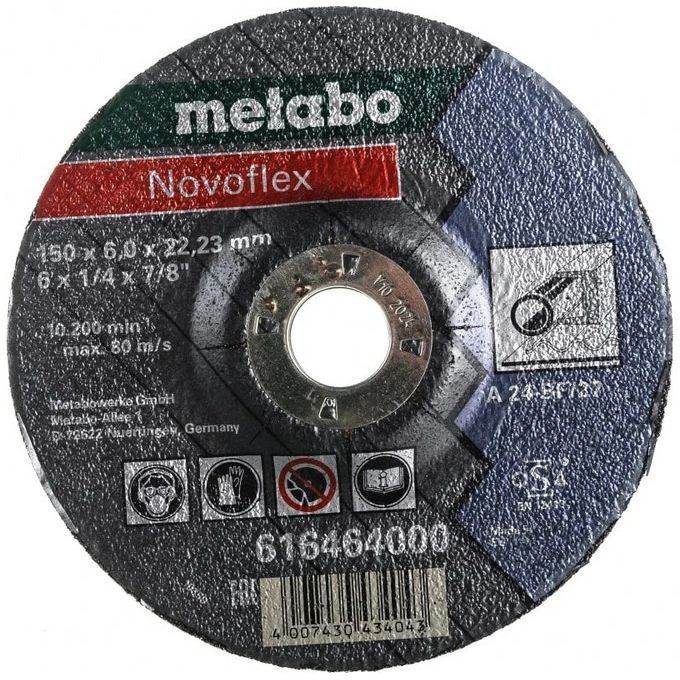 Круг обдирочный Metabo Novoflex 150x6мм A30 616464000 Metabo от магазина Tehnorama