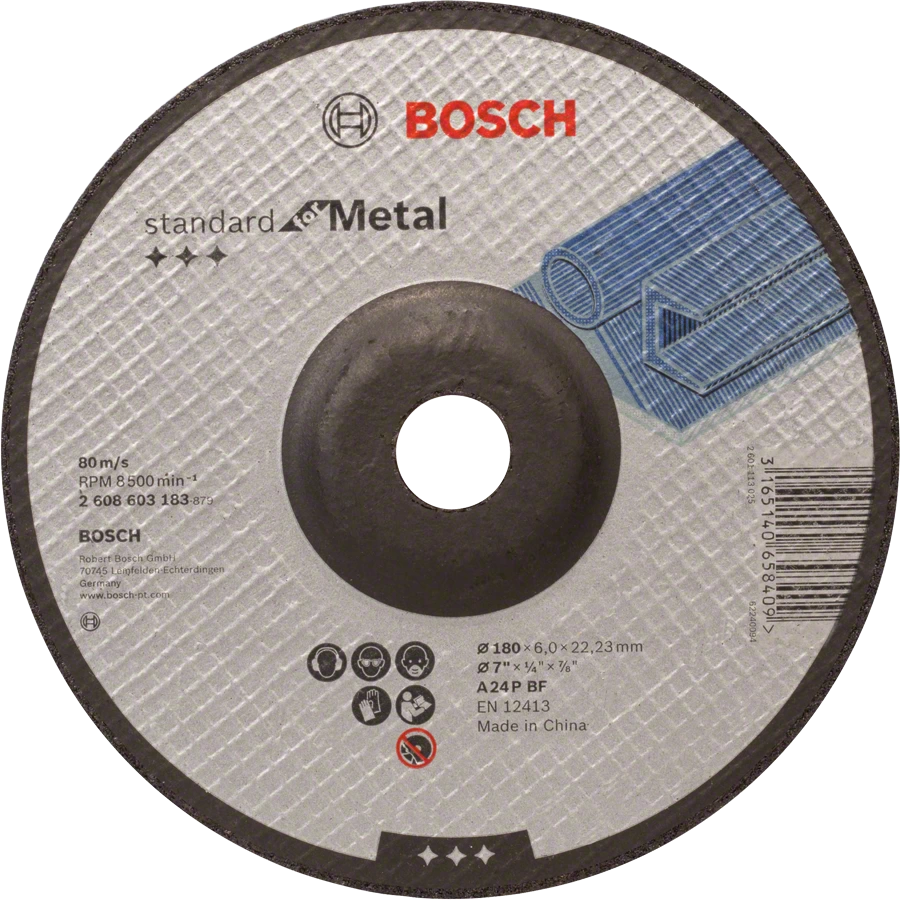 Круг обдирочный Bosch Standard сталь 180x6х22.2мм 2608603183 Bosch от магазина Tehnorama