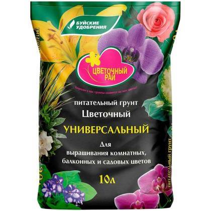 товар Грунт Буйские удобрения Цветочный рай 10л 891155 Буйские удобрения магазин Tehnorama (официальный дистрибьютор Буйские удобрения в России)