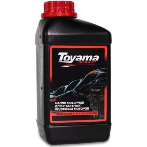 Масло 2-х тактное Toyama 1л для лодочных моторов полусинтетическое 952864 Toyama от магазина Tehnorama