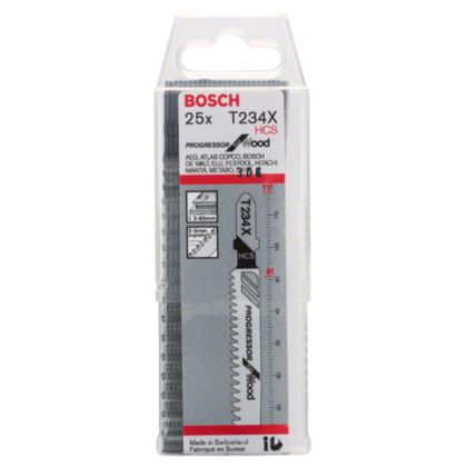 товар Пилки по дереву и пластику Bosch T234X 25шт 1шт 2608633524 Bosch магазин Tehnorama (официальный дистрибьютор Bosch в России)
