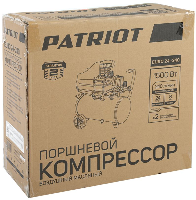 Компрессор Patriot Euro 24-240 525306365 Patriot от магазина Tehnorama