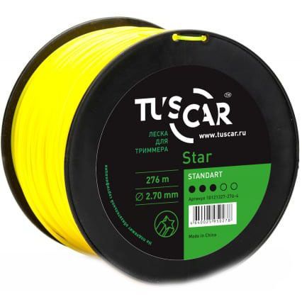 Корд триммерный Tuscar Star Standart 2.7мм 276м 10121327-276-4 Tuscar от магазина Tehnorama