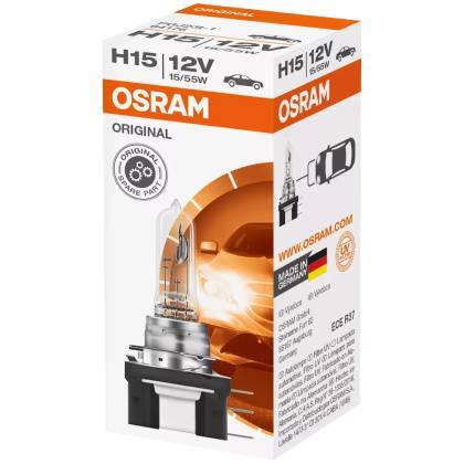 товар Лампа автомобильная галогенная Osram H15 12V 15/55W PGJ23t-1 64176 Osram магазин Tehnorama (официальный дистрибьютор Osram в России)