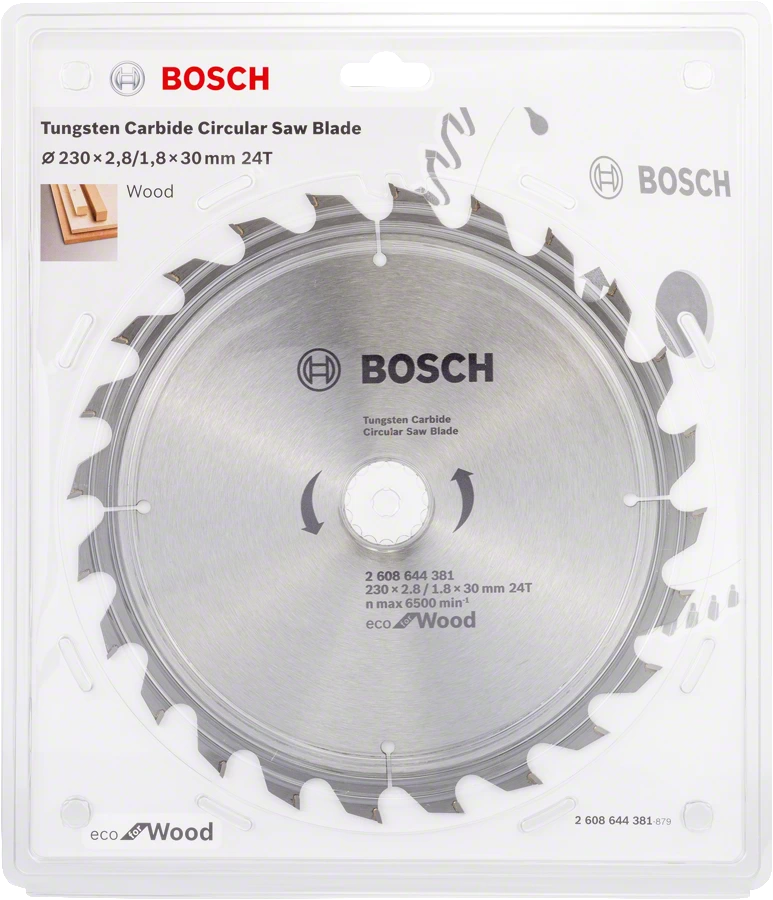 Диск пильный Bosch 230х30 24з eco wood 2608644381 Bosch от магазина Tehnorama