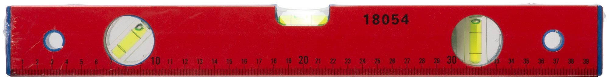 Уровень "Стандарт", 3 глазка, красный корпус, фрезерованная рабочая грань, шкала  400 мм F18054 FIT от магазина Tehnorama
