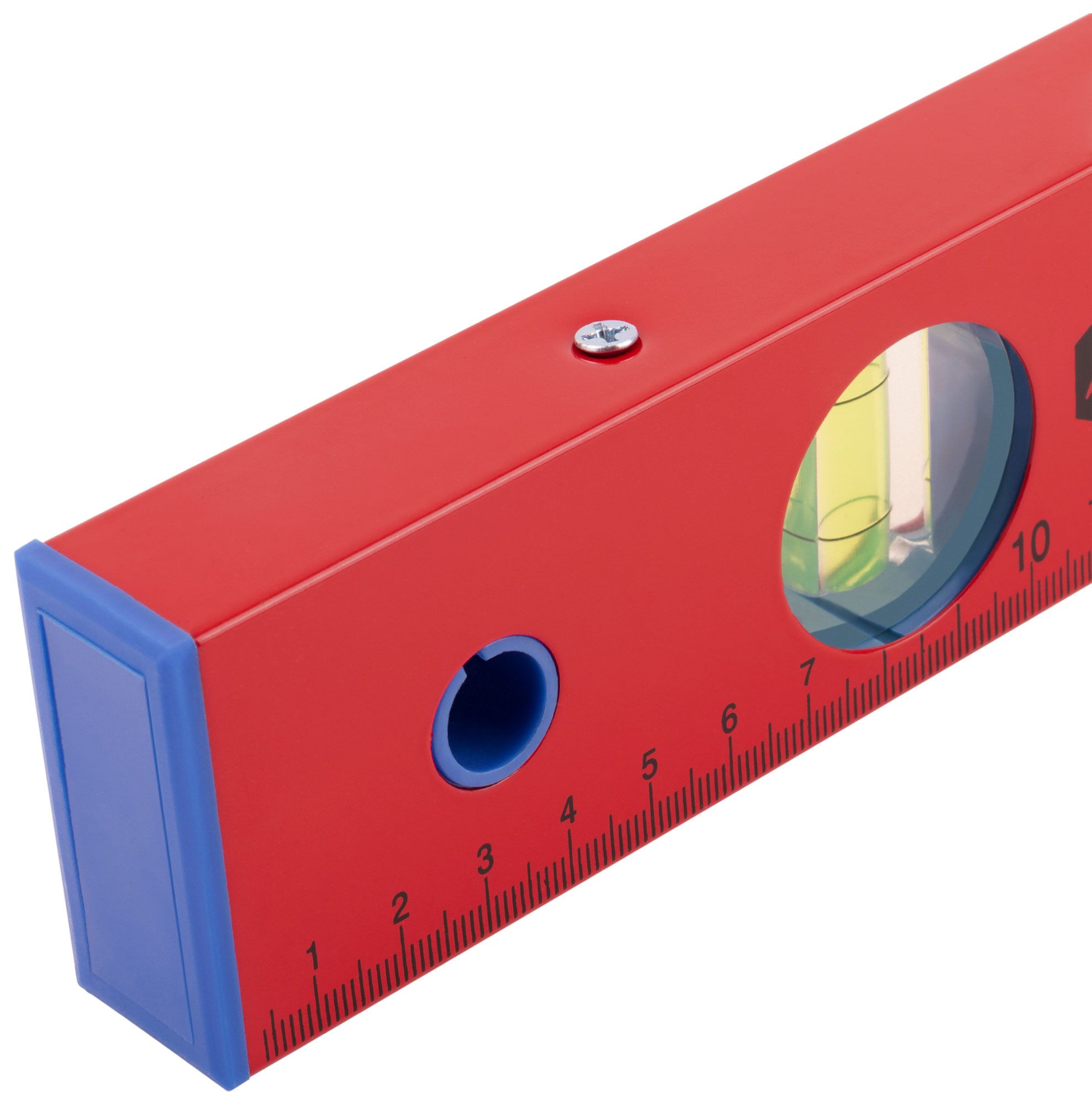 Уровень "Стандарт", 3 глазка, красный корпус, фрезерованная рабочая грань, шкала  400 мм F18054 FIT от магазина Tehnorama