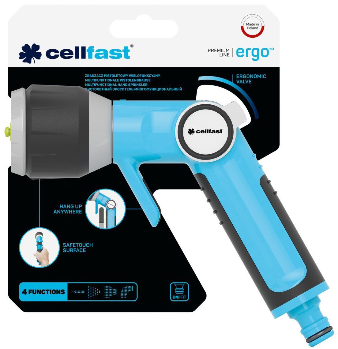 Пистолет-распылитель для полива Cellfast Ergo 53-330 Cellfast от магазина Tehnorama