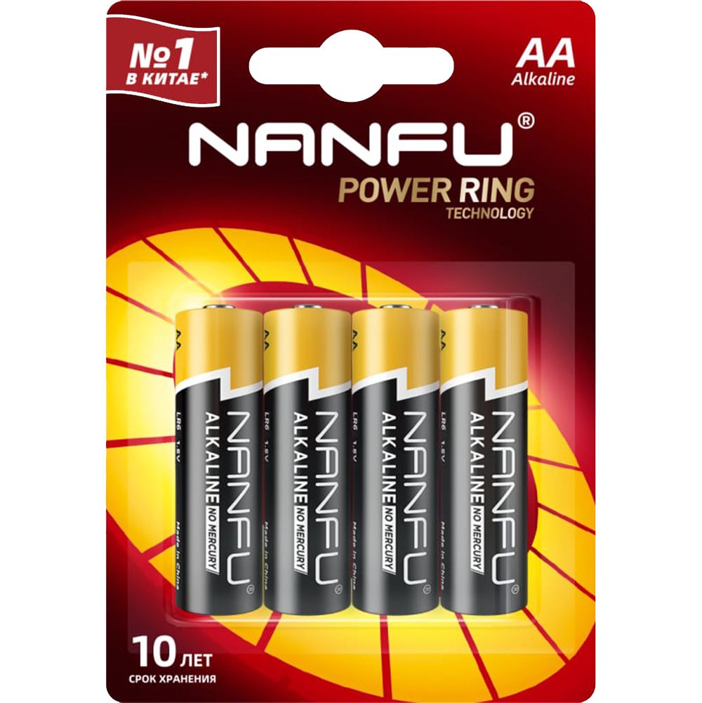 Батарейка Nanfu LR6/316 4 шт 850503 Nanfu от магазина Tehnorama
