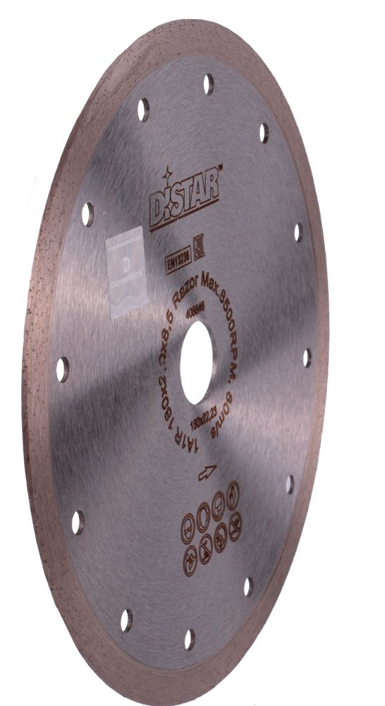 Алмазный диск сплошной по керамике Distar Razor 1A1R 180х2х22.2мм 11115062014 Distar от магазина Tehnorama
