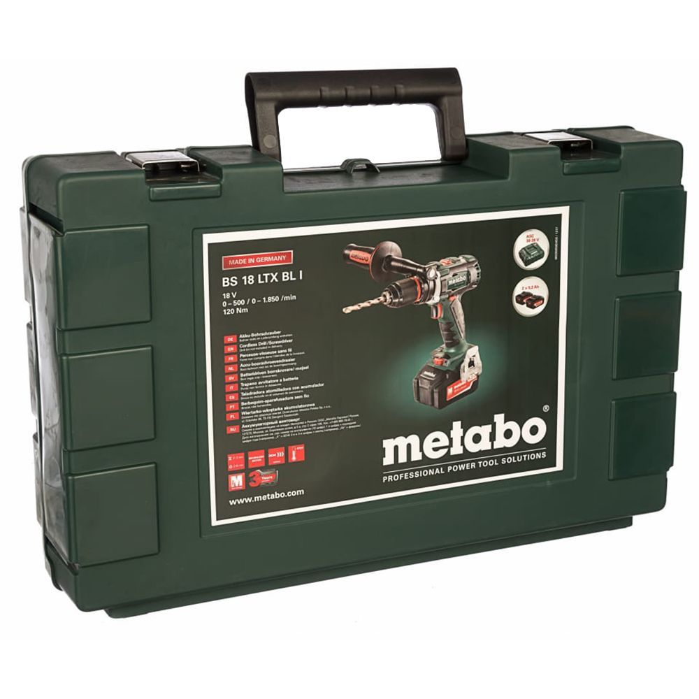 Аккумуляторный винтоверт Metabo BS 18 LTX BL I 602350650 Metabo от магазина Tehnorama