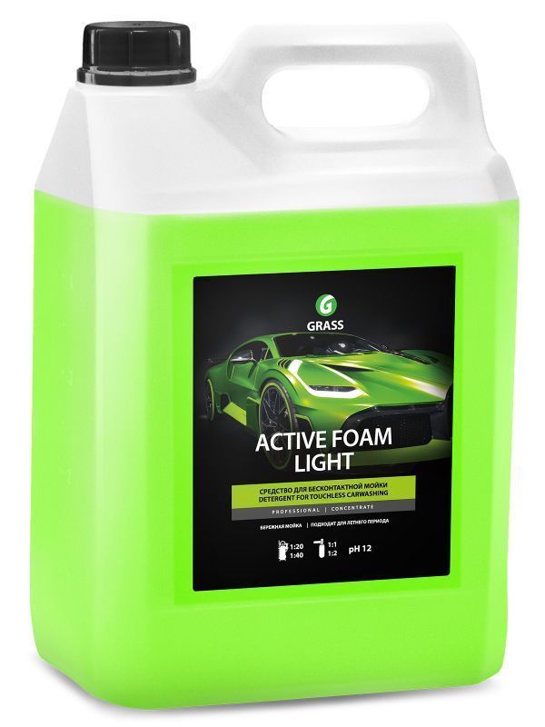 Автошампунь Grass ""Active Foam Light" для бесконтактной мойки 5кг 132101 Grass от магазина Tehnorama