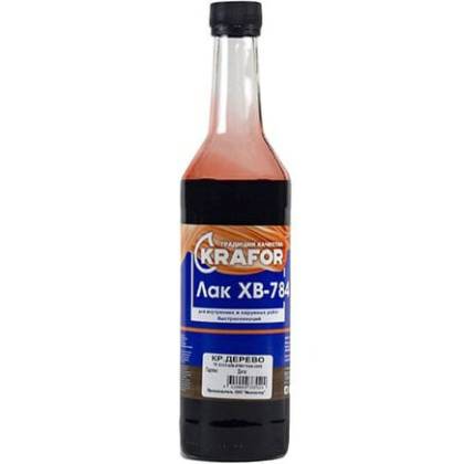 товар Лак Krafor хв-784 красное дерево 0.5л 30749 Krafor магазин Tehnorama (официальный дистрибьютор Krafor в России)