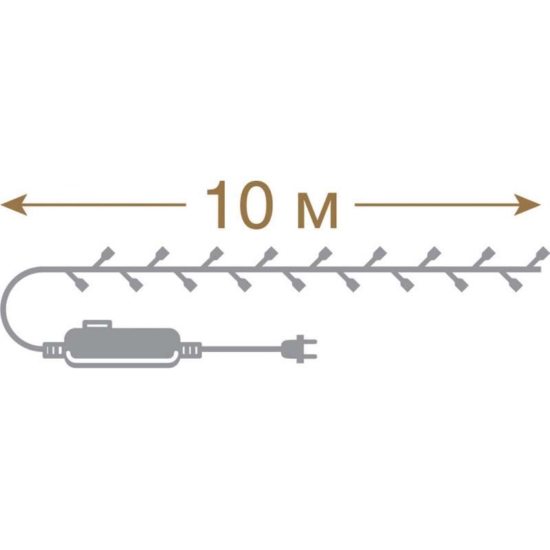 Гирлянда Vegas Нить 10м теплый белый 55062 Vegas от магазина Tehnorama