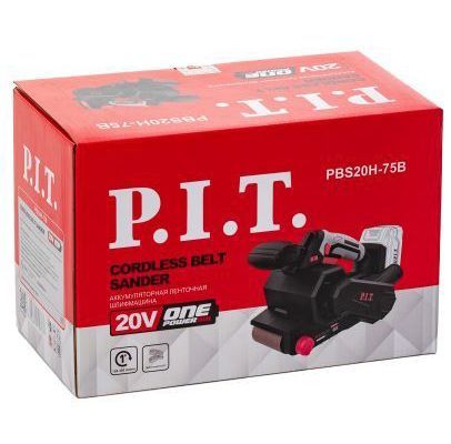 Ленточная шлифмашина аккумуляторная P.I.T. без аккумулятора и з/у PBS20H-75B P.I.T. от магазина Tehnorama