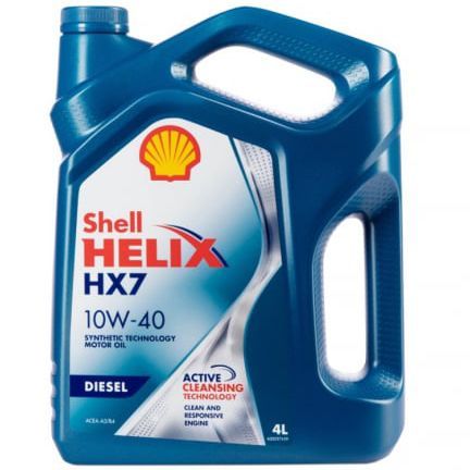 Масло моторное Shell 4л Helix HX7 полусинтетическое 550040315 Shell от магазина Tehnorama