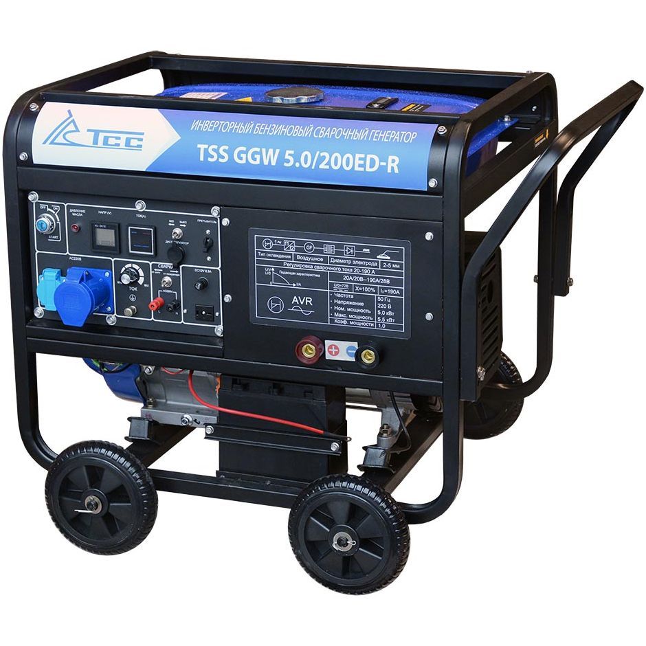 Генератор бензиновый TSS GGW 5/200ED-R сварочный инверторный 022957 TSS от магазина Tehnorama
