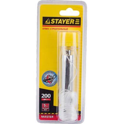 товар Отвес Stayer master 200г 0635-20_z01 Stayer магазин Tehnorama (официальный дистрибьютор Stayer в России)