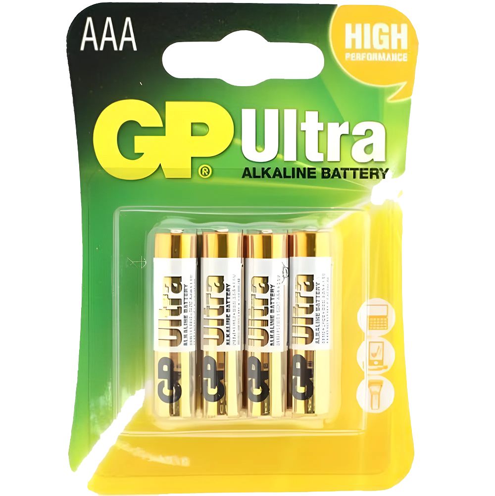 Батарейка GP Ultra 24A LR03/286 BL4 4 шт 407716 GP от магазина Tehnorama