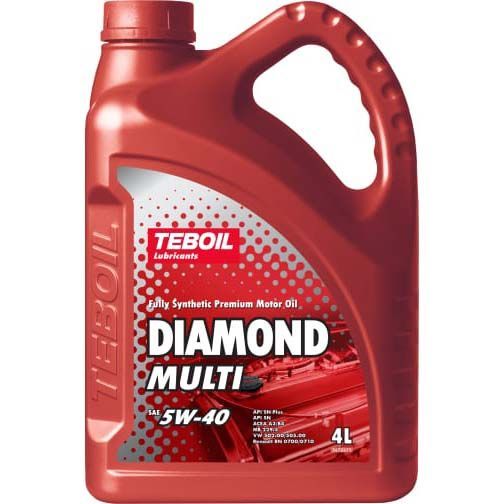 Масло моторное Teboil 4л Diamond Multi синтетическое 1л в подарок 3455081/3455080 Teboil от магазина Tehnorama