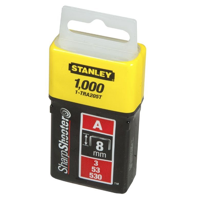 Скоба Stanley для степлера 12мм тип А53 1000шт 1-TRA208T Stanley от магазина Tehnorama