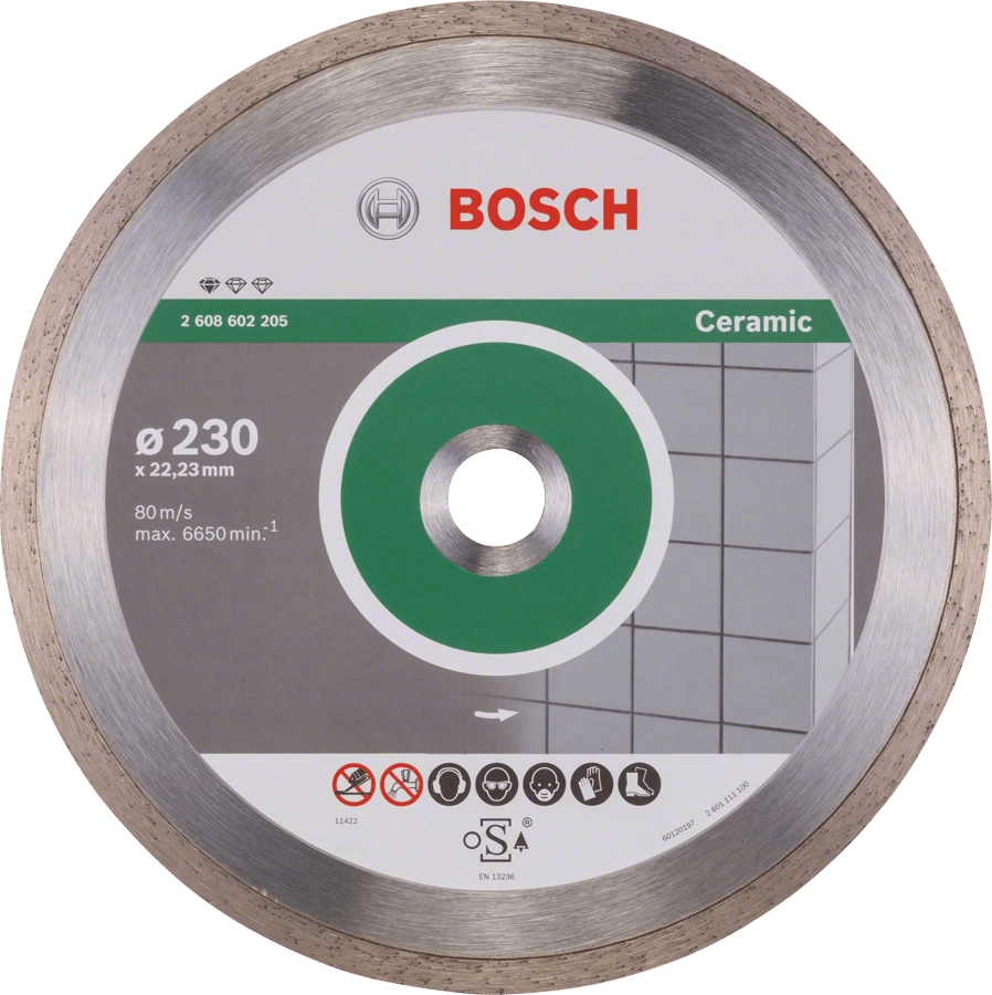 товар Алмазный диск по керамике Bosch 230х22.23 мм 2608602205 Bosch магазин Tehnorama (официальный дистрибьютор Bosch в России)