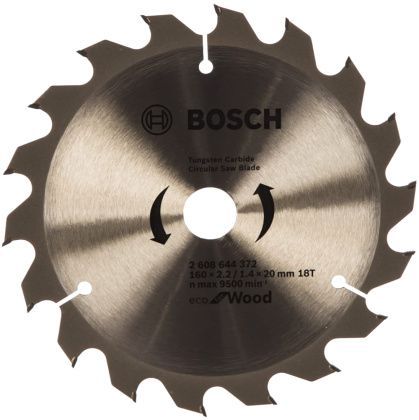 товар Диск пильный Bosch 16020/16 18з eco wood 2608644372 Bosch магазин Tehnorama (официальный дистрибьютор Bosch в России)